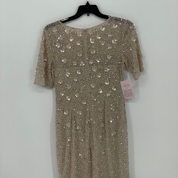 ADRIALLA PAPELL Petaluma Sequin Flower Dress - Picture 5 of 8